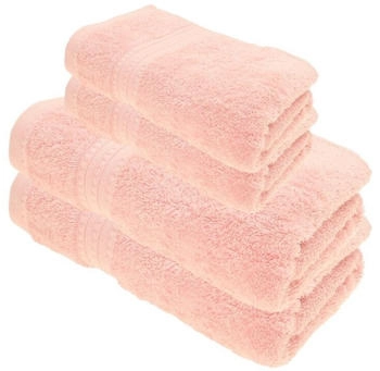 Julie Julsen BIO Duschtuch-Set 4 tlg. 2 Dusch-, 2 Handtücher Rosa
