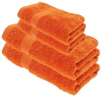 Julie Julsen BIO Duschtuch-Set 4 tlg. 2 Dusch-, 2 Handtücher Terrakotta