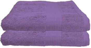 Julie Julsen 2er Set Duschtuch 70 x 140 cm Lavendel