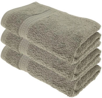 Julie Julsen BIO Duschtuch-Set 3 Stk. 70x140 Silbergrau