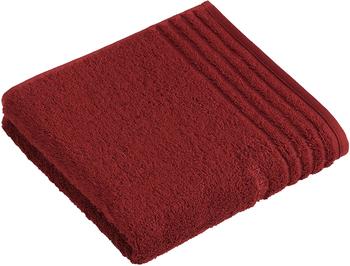Vossen Handtuch 50 x 100 cm Vienna Style Supersoft, Frottier (1-St) Vegan, terra