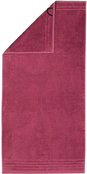 Vossen Handtuch 50 x 100 cm Vienna Style Supersoft, Frottier (1-St) Vegan, hibiscus