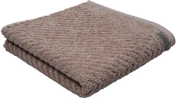 ROSS Duschtuch Uni-Rippe Smart 70x140cm nougat