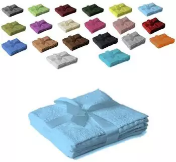 Exklusiv Heimtextil Seiftuch 4er Set 30 x 30 cm Hellblau