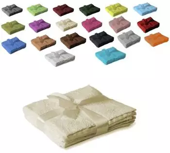 Exklusiv Heimtextil Seiftuch 4er Set 30 x 30 cm Naturweiss