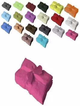 Exklusiv Heimtextil Badvorleger 1 Stück 50 x 80 cm Pink
