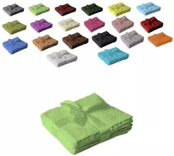 Exklusiv Heimtextil Seiftuch 4er Set 30 x 30 cm Apfelgrün