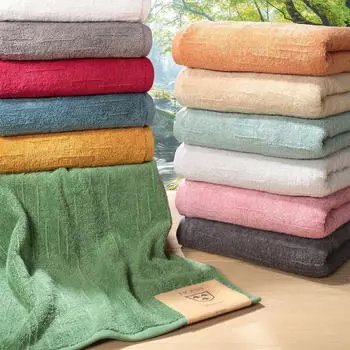 ROSS Premium Uni Handtücher Boucle Duschtuch 70x140 cm flanell