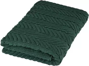 ROSS Uni Handtücher Sensual Skin 9001 Zopfmuster Duschtuch 75x140 cm moosgrün