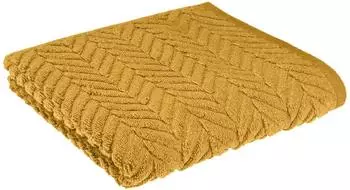 ROSS Uni Handtücher Sensual Skin 9001 Zopfmuster Handtuch 50x100 cm senf