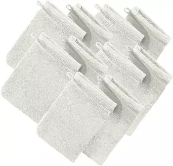 Erwin Müller Walk-Frottier Waschhandschuh Heidelberg im 10er-Pack 15x21 cm creme
