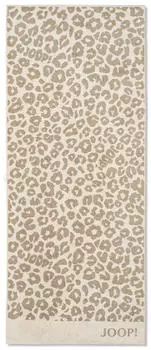 Joop! Duschtuch Living - Leo (1-St) Creme 80 cm x 200 cm