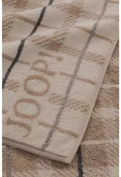 Joop! Handtücher Contour Checked 1715 (1-St) 80 cm x 150 cm Creme