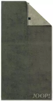 Joop! Handtücher Contour Doubleface 1716 (1-St) 80 cm x 150 cm Oliv