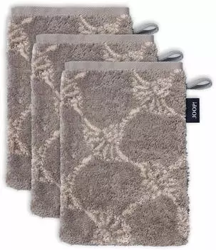 Joop! Waschlappen Doubleface (3-St) Braun Cornflwower