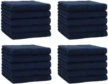 Betz Gästehandtücher PREMIUM 30x50 cm (20-tlg.) dunkelblau
