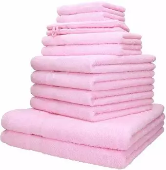 Betz Handtuch Set PALERMO (12-tlg.) rosé