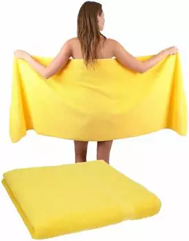 Betz Saunatuch PREMIUM 70x200 cm (2-tlg.) gelb