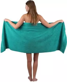 Betz Saunatuch XXL PREMIUM 70x200 cm (1-tlg.) smaragdgrün