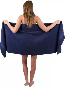 Betz Saunatuch XXL PREMIUM 70x200 cm (1-tlg.) dunkelblau