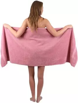 Betz Saunatuch XXL PREMIUM 70x200 cm (1-tlg.) altrosa