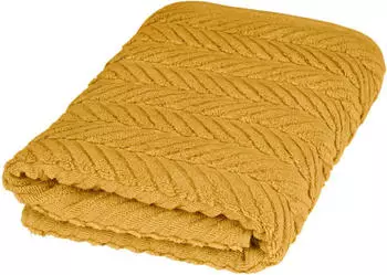 ROSS Duschtuch Sensual 9001 75x140cm gelb (senf) (63927152-0)
