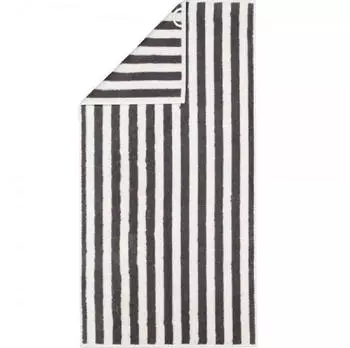 Caw&ouml; Handtuch Studio 6252-37 Anthrazit Streifen 70x140cm