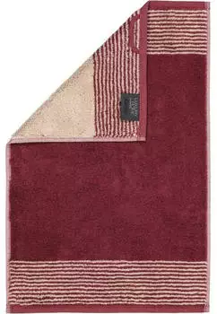 Caw&ouml; Handtuch Two-Tone 590-23 Bordeaux 30x50cm
