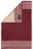 Cawö Handtuch Two-Tone 590-23 Bordeaux 30x50cm