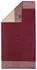 Cawö Handtuch Two-Tone 590-23 Bordeaux 30x50cm