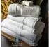 Komfortec Handtuchset 4-teilig 100% Baumwolle, 2x 50x100cm & 2x 70x140cm, Frottee, Weiß (2er-50x100-und-2er-70x140-weiß-amz)