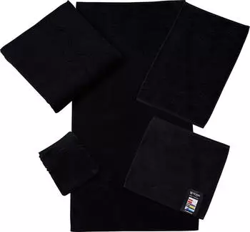 ROSS G&auml;stehandtuch Cashmere feeling 30x50cm (6 Stk.) schwarz (63558302-0)