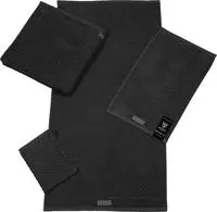 ROSS Handtuch "Smart" Uni-Rippe mit Velourslabel
