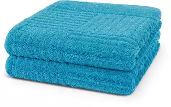 ROSS Handt&uuml;cher CARRE 50x100cm (2 Stk.) blau (ozean) (11613938-0)