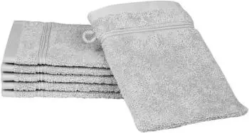 ROSS Waschhandschuh Rubin 16x22cm (6 Stk.) grau (granit) (72040638-0)