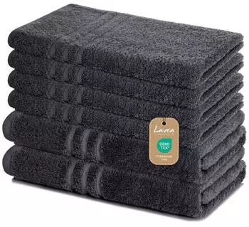 Lavea Handtuch Set Elena (6-St) Anthrazit