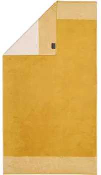 Caw&ouml; Handtuch Two-Tone 590-53 Gold 80x150cm