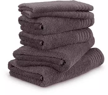 M&ouml;ve New Classic Handtuchset 6-TLG graphite (843)