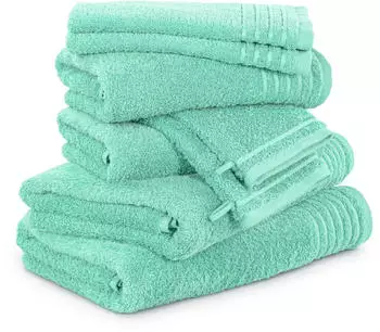 M&ouml;ve New Classic Handtuchset 8-TLG jelly mint (518)