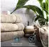 Komfortec Handtuchset 4-teilig 100% Baumwolle 2x50x100cm & 2x70x140cm Beige (2er-50x100-und-2er-70x140-beige-amz)