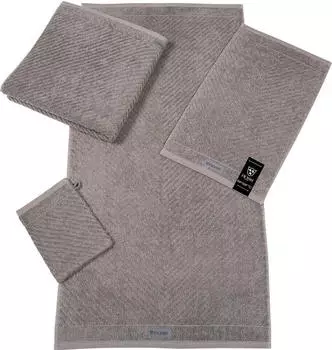 ROSS G&auml;stehandtuch Smart 30x50cm (6 Stk.) grau (flanell) (31830738-0)