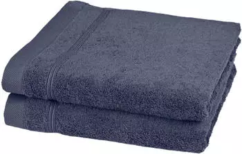 ROSS Handt&uuml;cher Rubin 50x100cm (2 Stk.) blau (denim) (32716151-0)