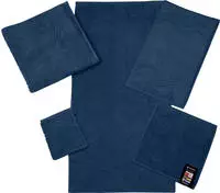 ROSS Waschhandschuh "Cashmere feeling" mit Wellen-Bord&uuml;re