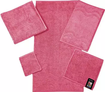 ROSS Waschhandschuh Cashmere feeling 16x22cm (6 Stk.) lila (malve) (39987414-0)