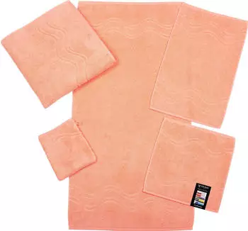 ROSS Waschhandschuh Cashmere feeling 16x22cm (6 Stk.) orange (peach, pink) (26179210-0)