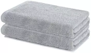 Lavea Duschtuch Set Sydney 60x120 cm (2-St) Silber