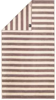 Caw&ouml; Handtuch Lines 6256-33 Pepper Blockstreifen 80x150cm