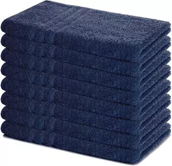 Lavea Handtuch Set Elena (8-St) 50x100 cm Navy
