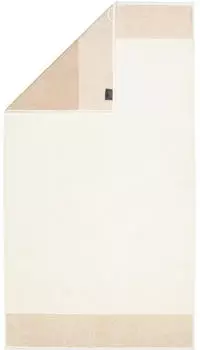 Caw&ouml; Handtuch Two-Tone 590-36 Natur 80x150cm