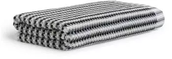 M&ouml;ve Bliss Duschtuch 67x140 cm silver/black (081)